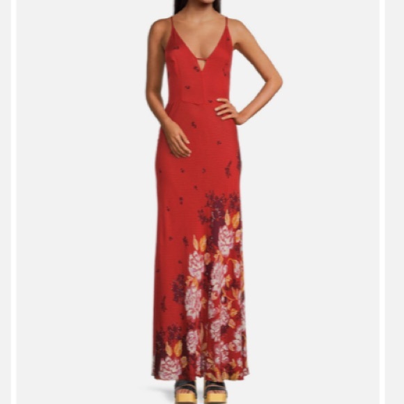 Free People Get To You Maxi Dress Size XS & Small - Picture 3 of 10